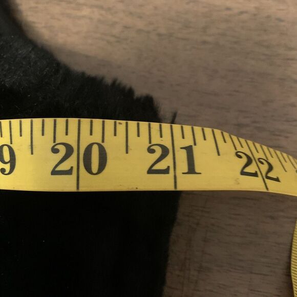 Cambridge Dry Goods Vest Womens  Large Faur Fur Vegan Fur Zip Front Soft Vintage - Picture 9 of 12